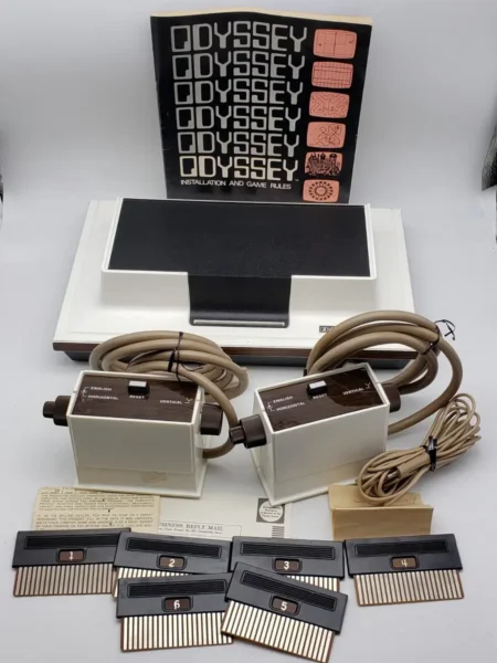 The Dawn of Gaming: Exploring the World’s First Video Game Console | Magnavox Odyssey 4 Magnavox Odyssey Original with Cartriges