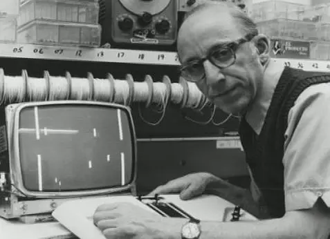 The Dawn of Gaming: Exploring the World’s First Video Game Console | Magnavox Odyssey 2 Ralph Baer's picture with Magnavox Odyssey from the 70s